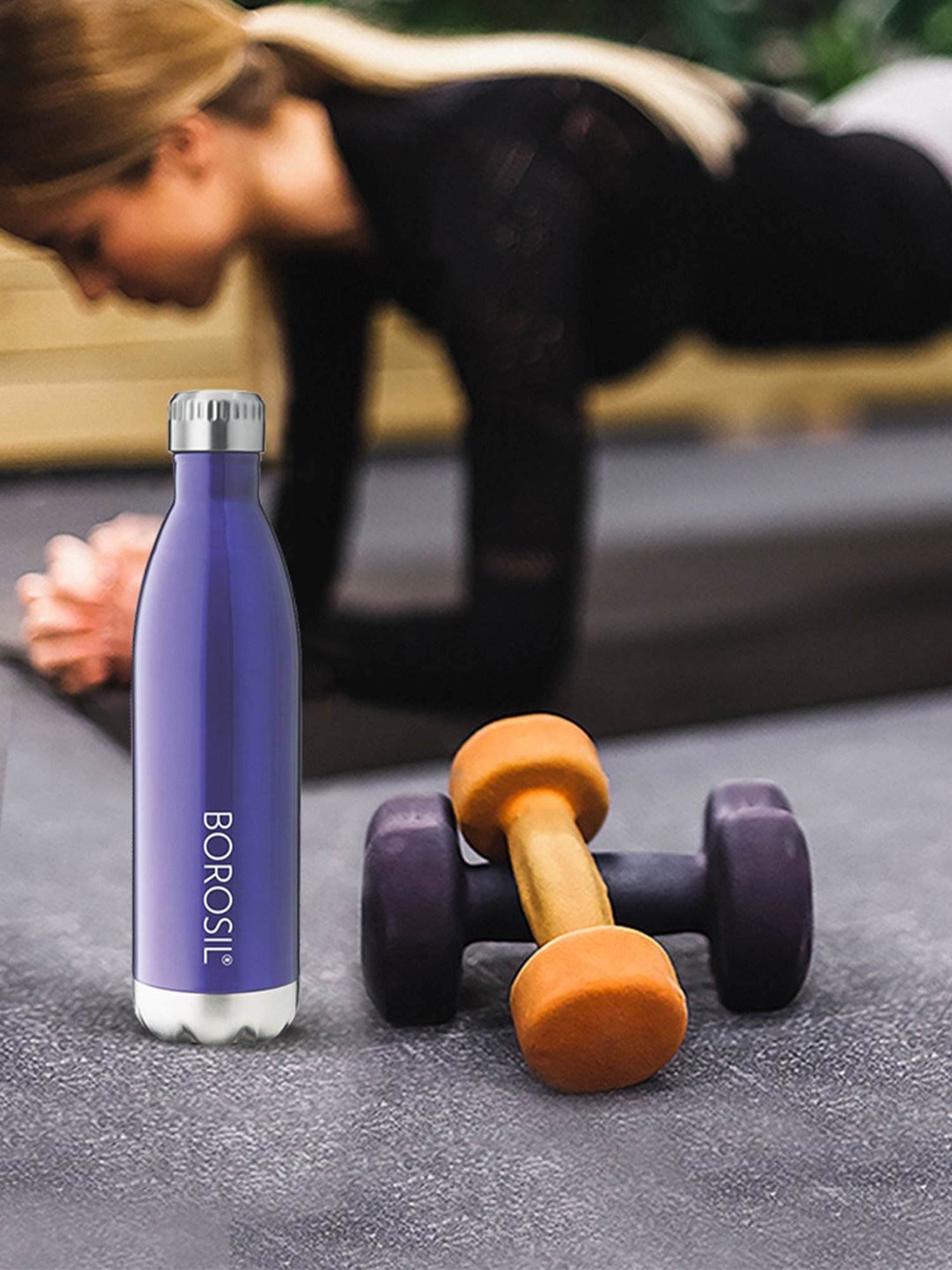 Milton Silver Stainless Steel Thermal Flask (1000 ml) - Set of 1