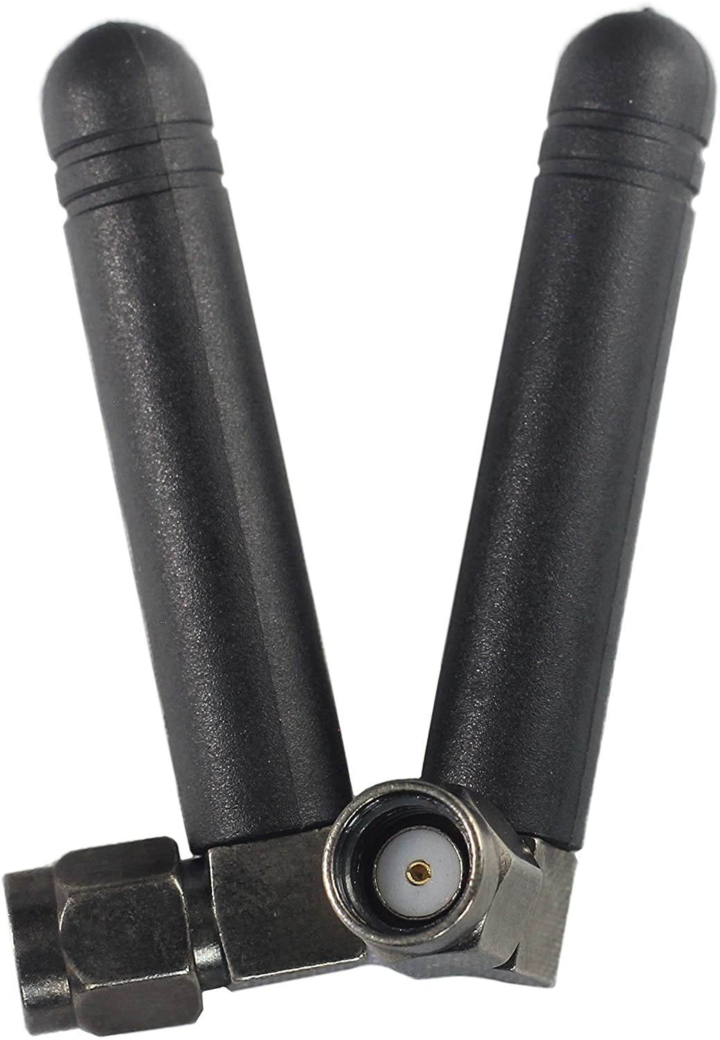 SFF Noir Shadowlink Antenna - Dual Band WiFi and Bluetooth Antenna Set for PC (Black)