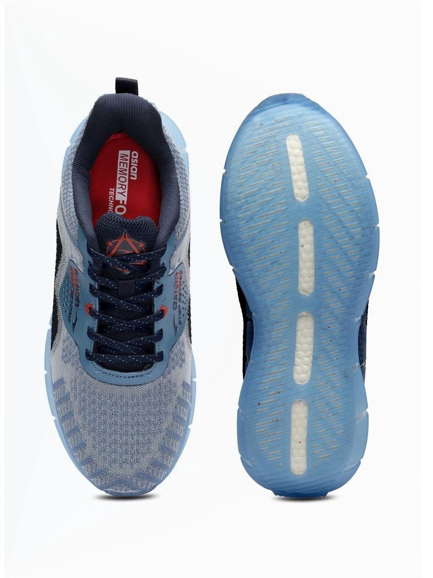 Asian Men's Blue Running Shoes