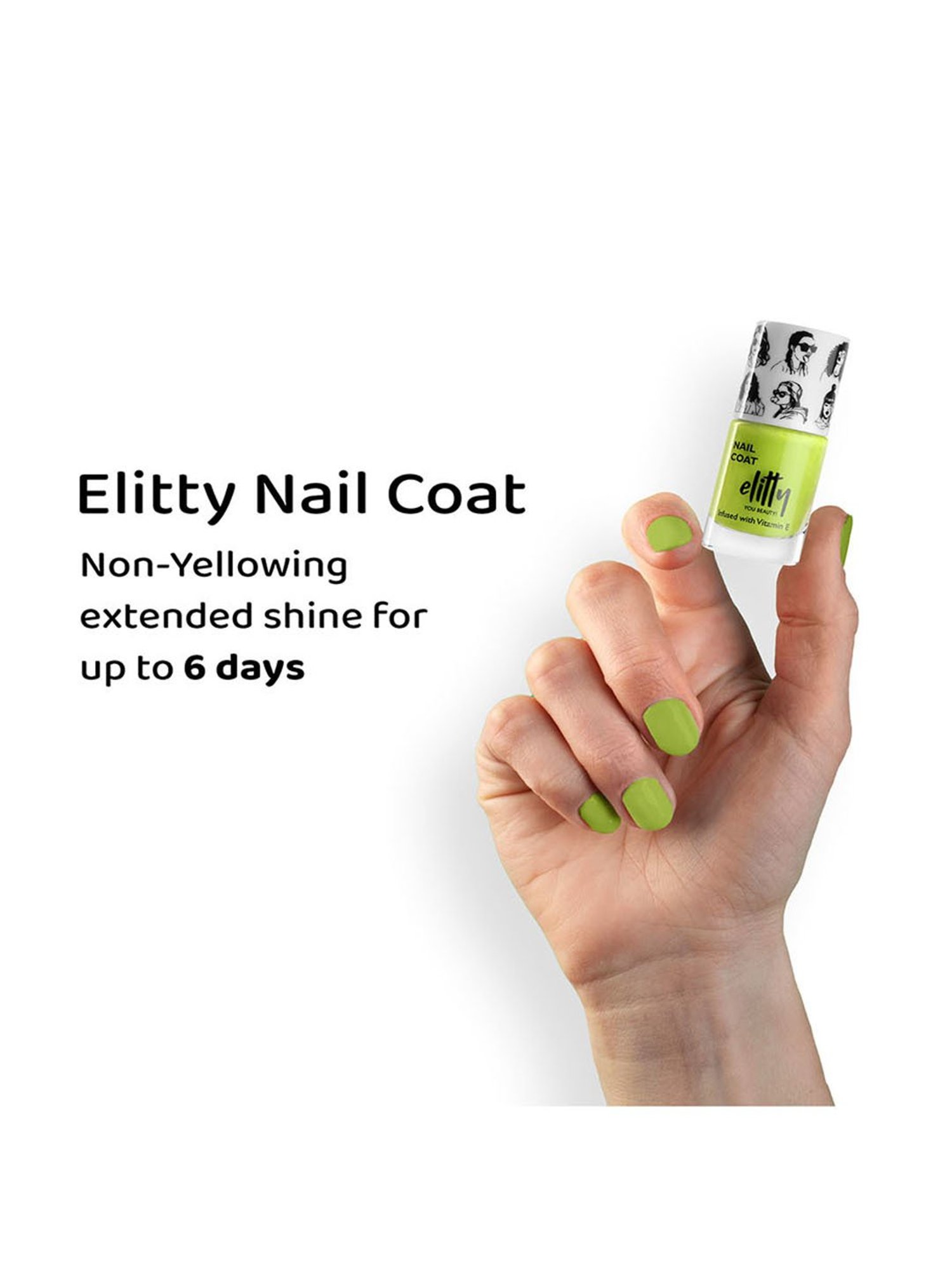 Elitty Mad Over Nails Matte Nail Polish Green Flags Only (Green) - 6 ml
