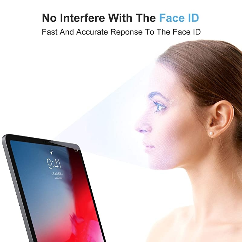 iPad Pro 129 Screen Protector 2018 iPad pro 129 Matte PET Film for Drawing AntiGlare and Paper Texture iPad Pro 129 Screen ProtectorCompatible with Apple Pencil Face ID