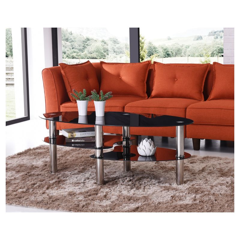 Coffee Table Black - Hodedah Import