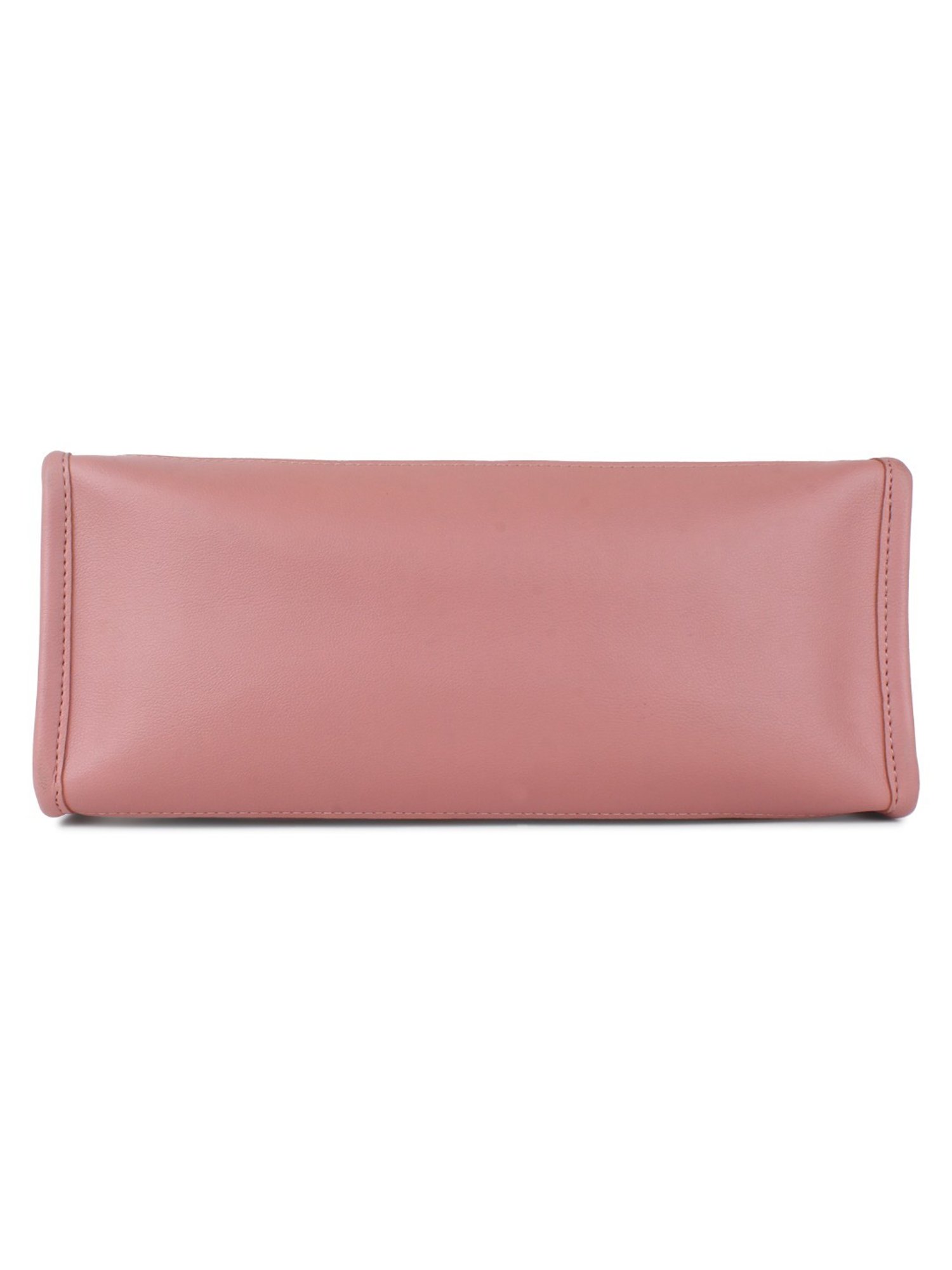 Yelloe Pink Printed Medium Handbag