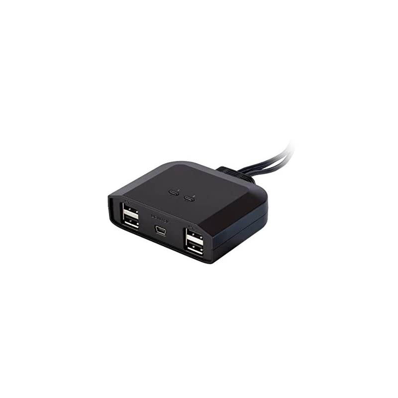2x4 USB 20 Peripheral Sharing Switch Allows 2 Computers to Share 4 USB Devices