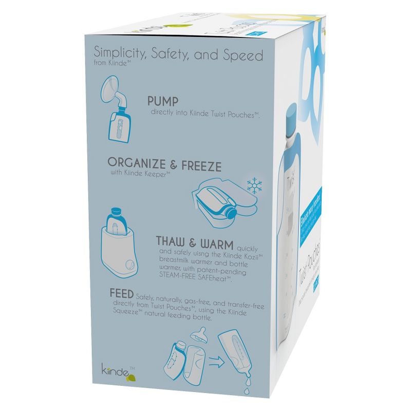 Kiinde 20ct Twist Breast Milk Storage Pouch