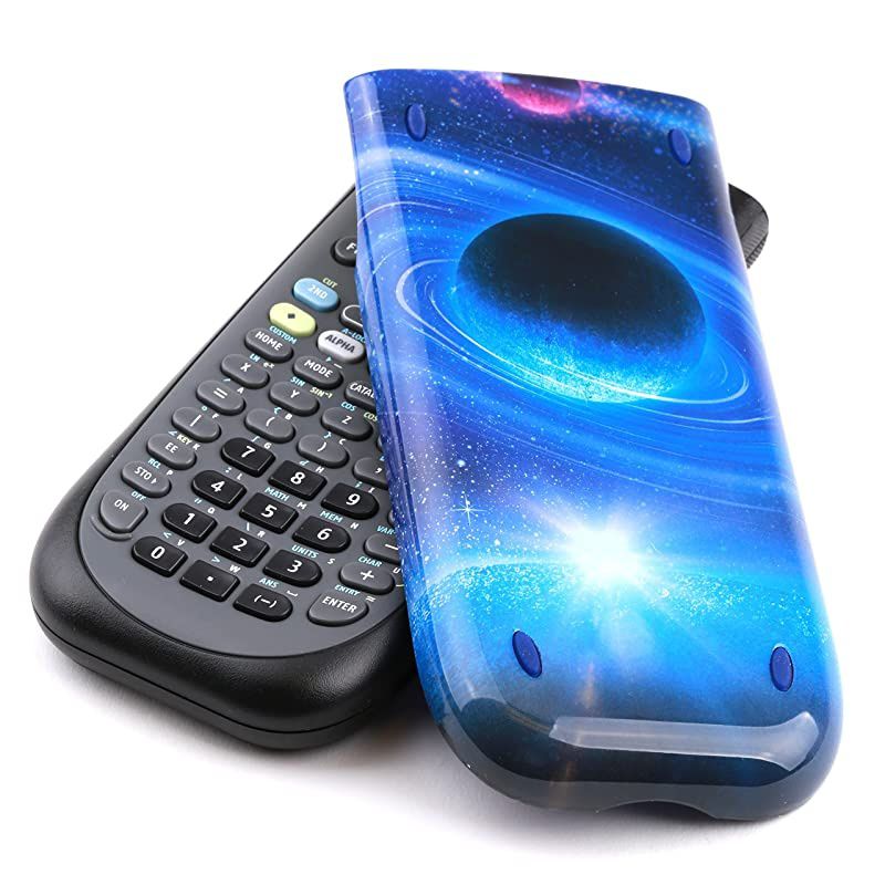 Hard Slide Case-Cover for TI-84 Plus, TI 84-Plus C Silver Edition, TI-89 Titanium Graphing Calculator, Galaxy