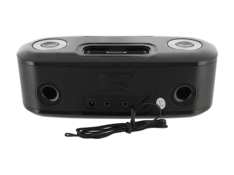 iLuv Vibro Desktop Alarm Clock with Bed Shaker for iPod                                                        iMM153BLK