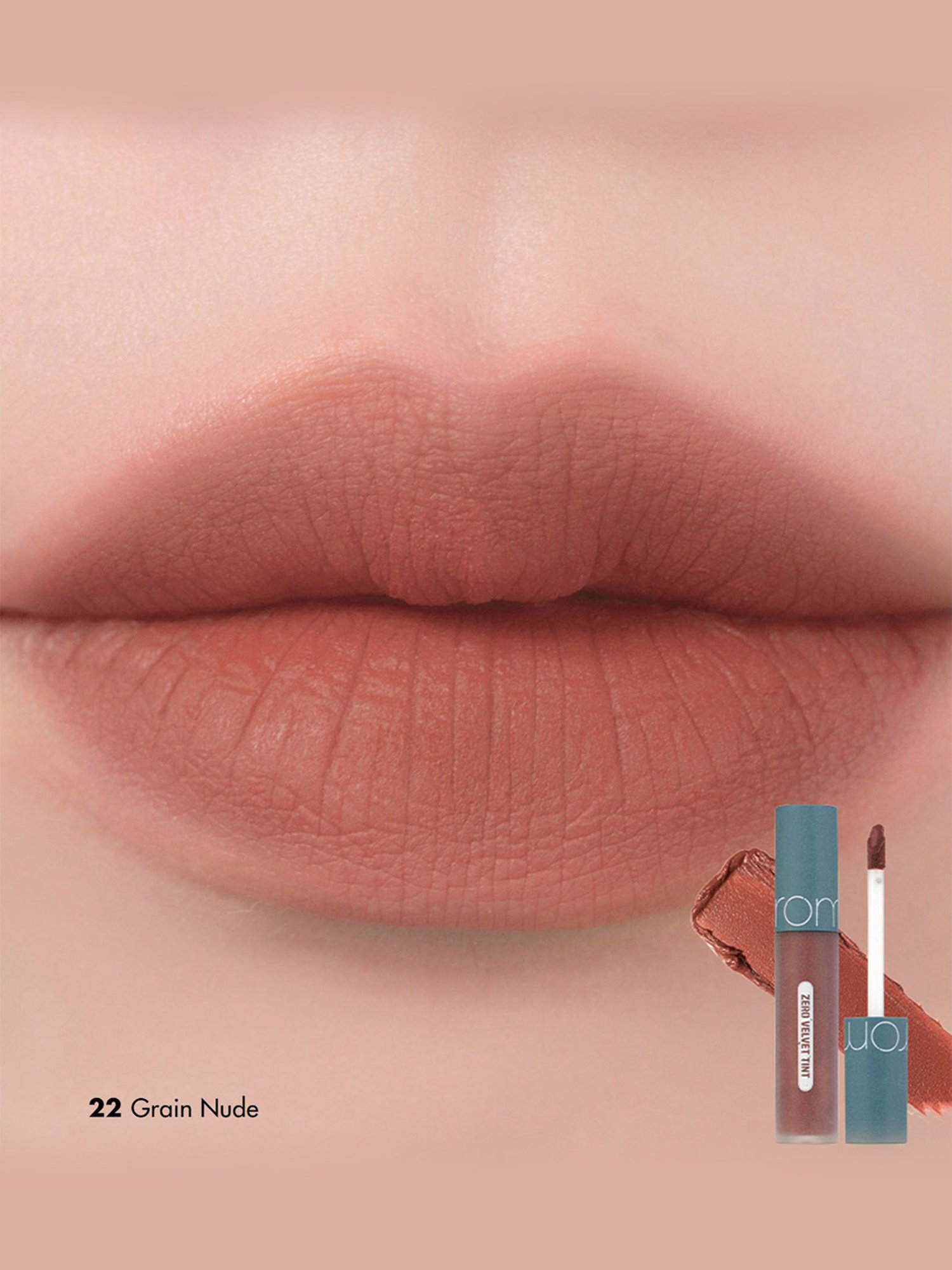 Rom&nd Zero Velvet Tint 22 Grain Nude - 5.5 gm