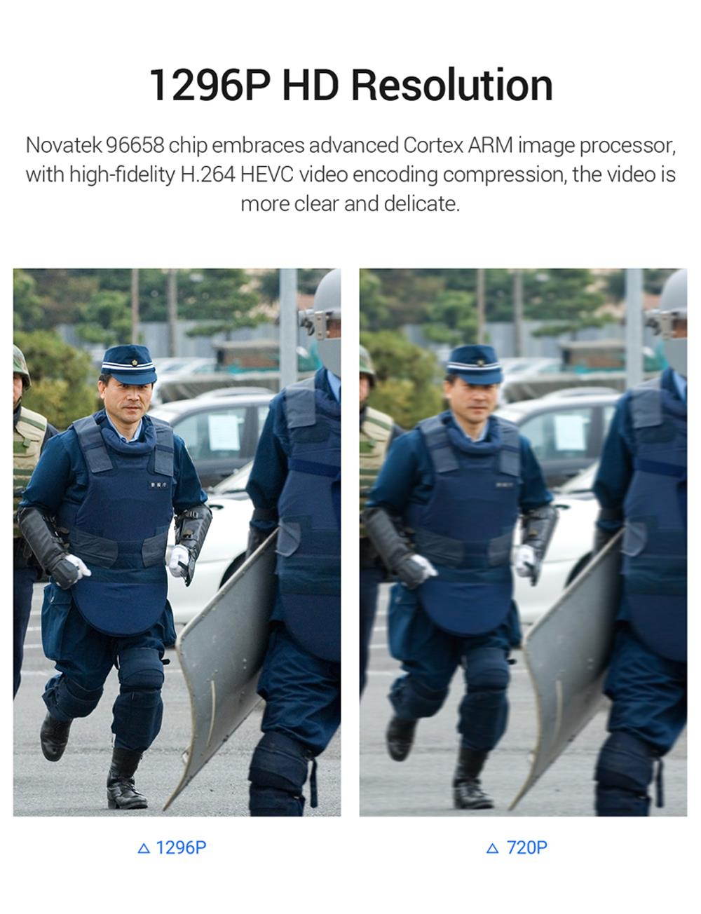 Boblov HD 1296P Body Worn Camera 64GB Police Security IR Night Vision 32MP Video