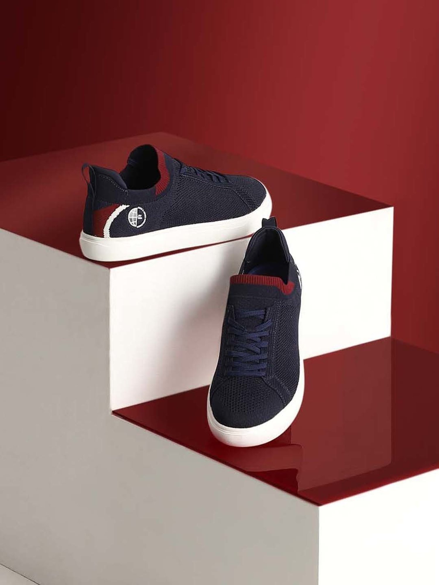 Jack & Jones Men's Blue Indigo Casual Sneakers