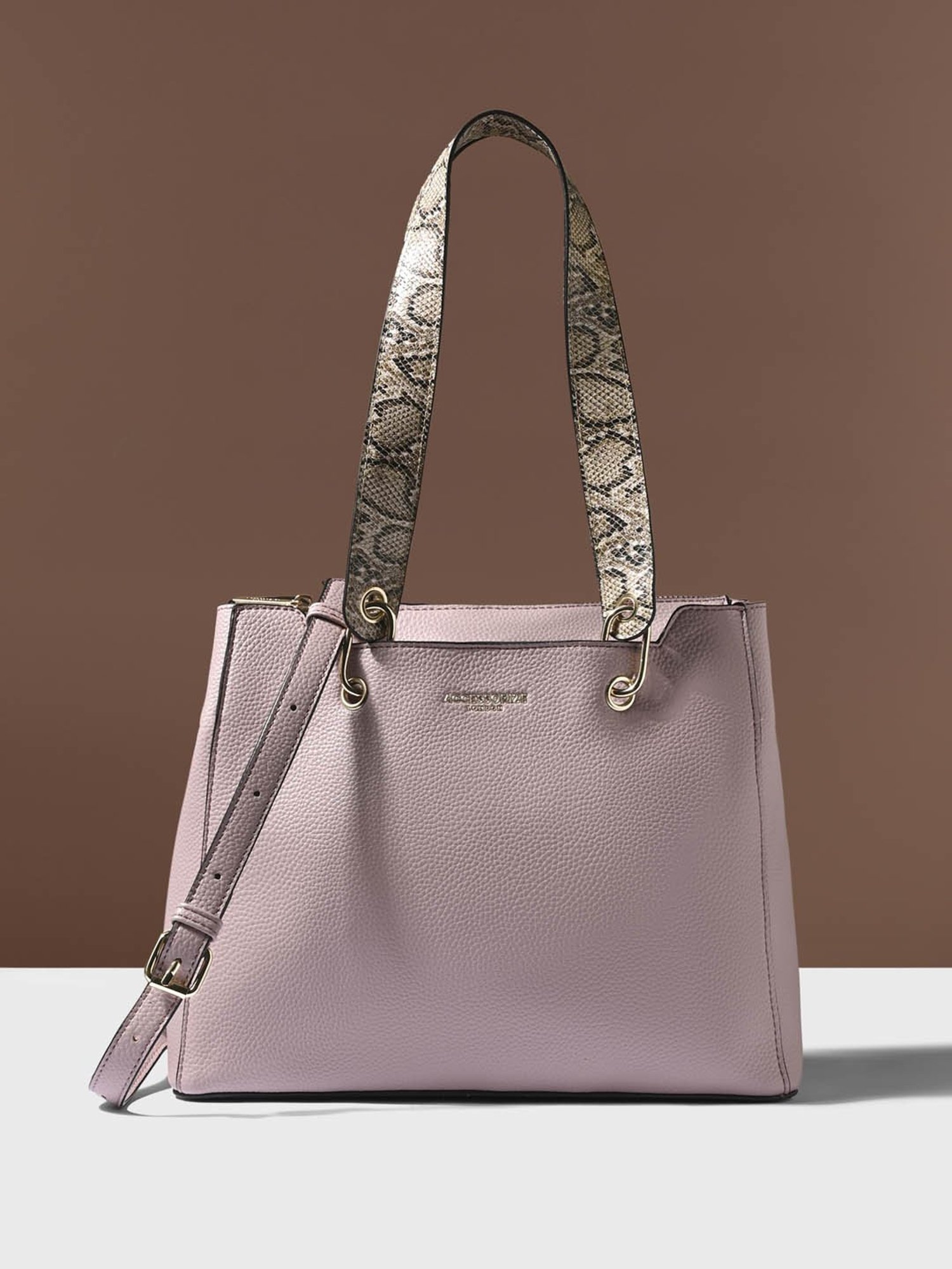 ZOUK Kashmir Blooms Classic Multicolor Printed Medium Handbag