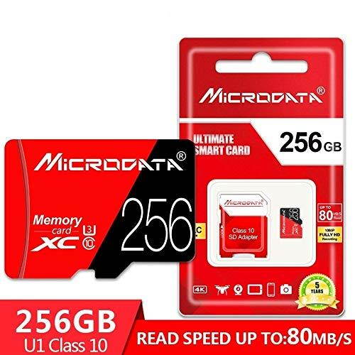 AFANG Micro SD Card 256GB U3 Red and Black TF (Micro SD) Memory Card