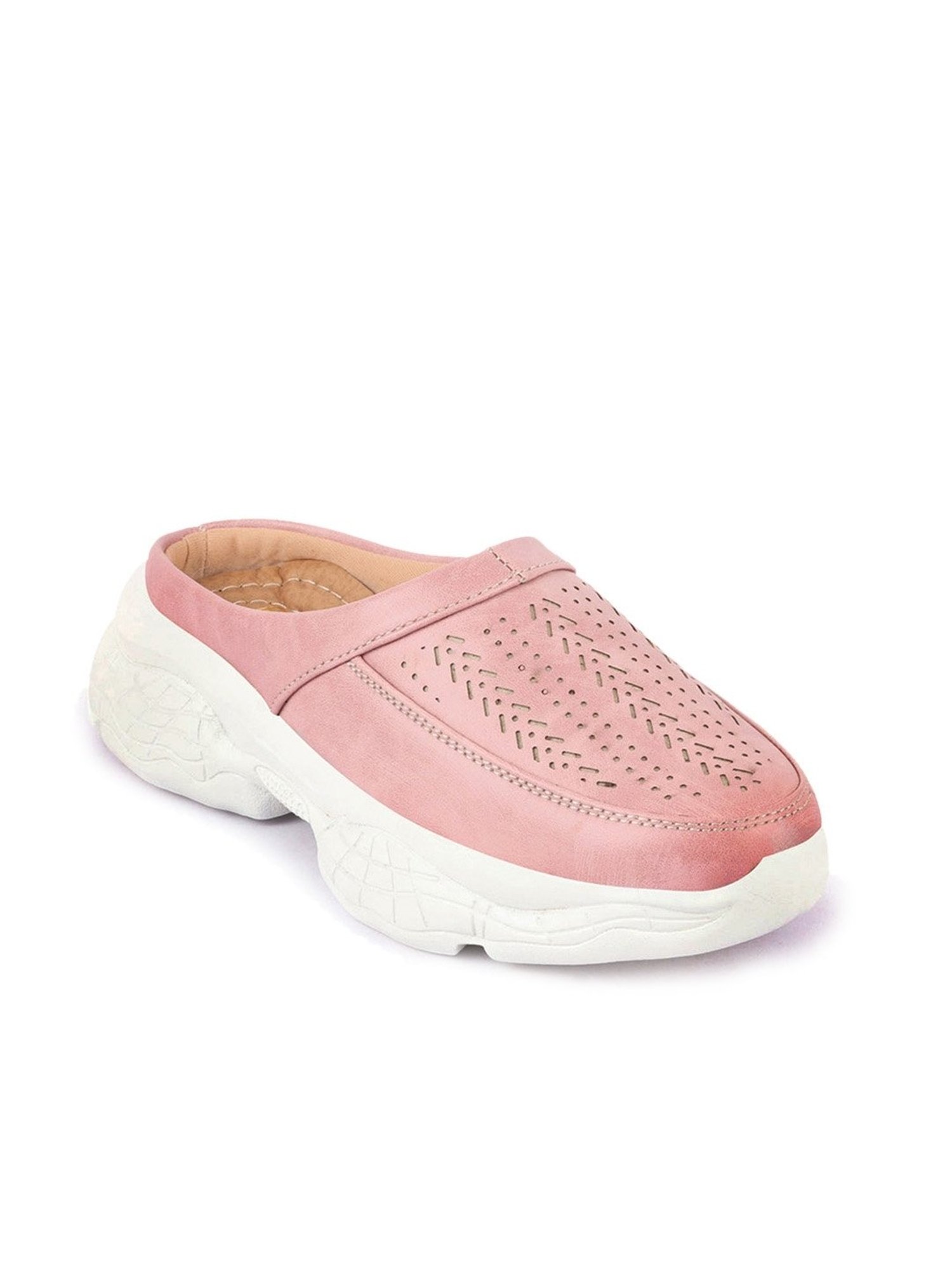 Fausto Women's Pink Mule Shoes