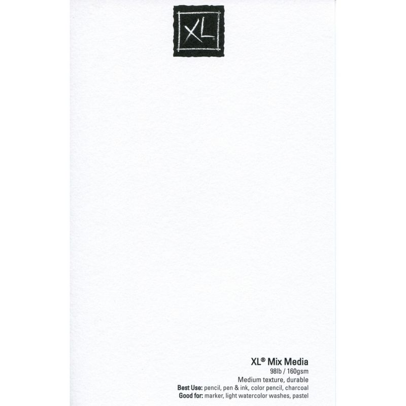 Canson XL Spiral Multi-Media Paper Pad 11"X14"-60 Sheets