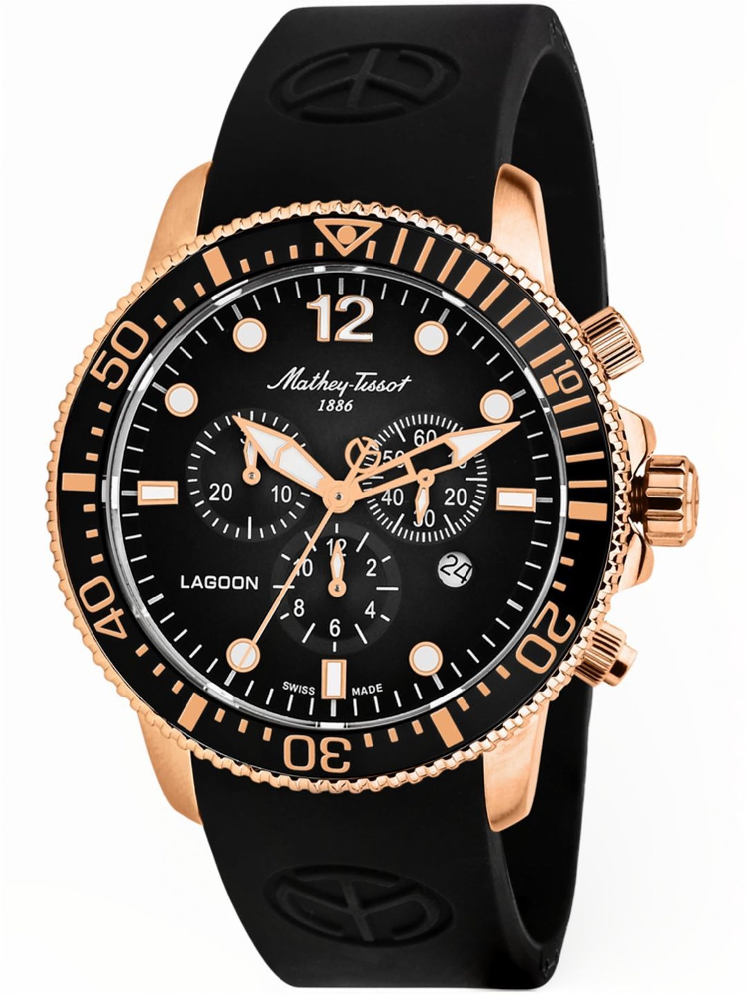 Mathey Tissot H123CHPLN Lagoon Analog Watch for Men