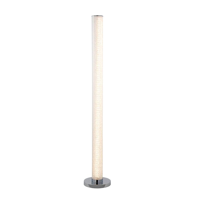 49" Novelty Tube Floor Lamp with Crystals (Includes LED Light Bulb) White - Ore International