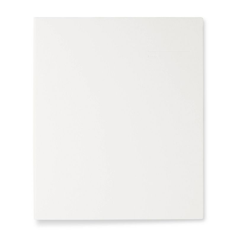 1" 200 sheet Round Ring Binder Gray - Good Office Day