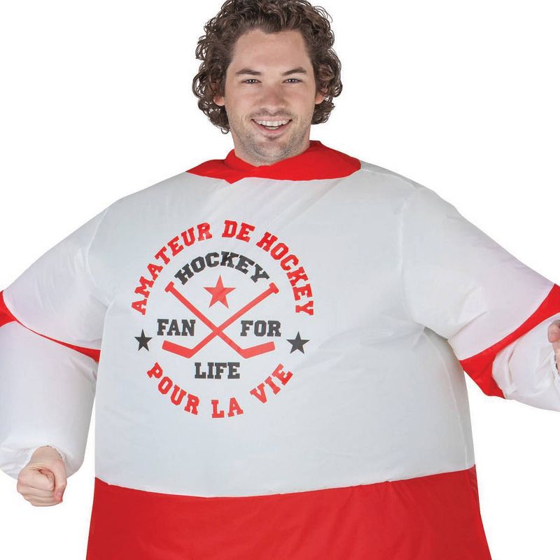 Adult Hockey Player Inflatable Halloween Costume