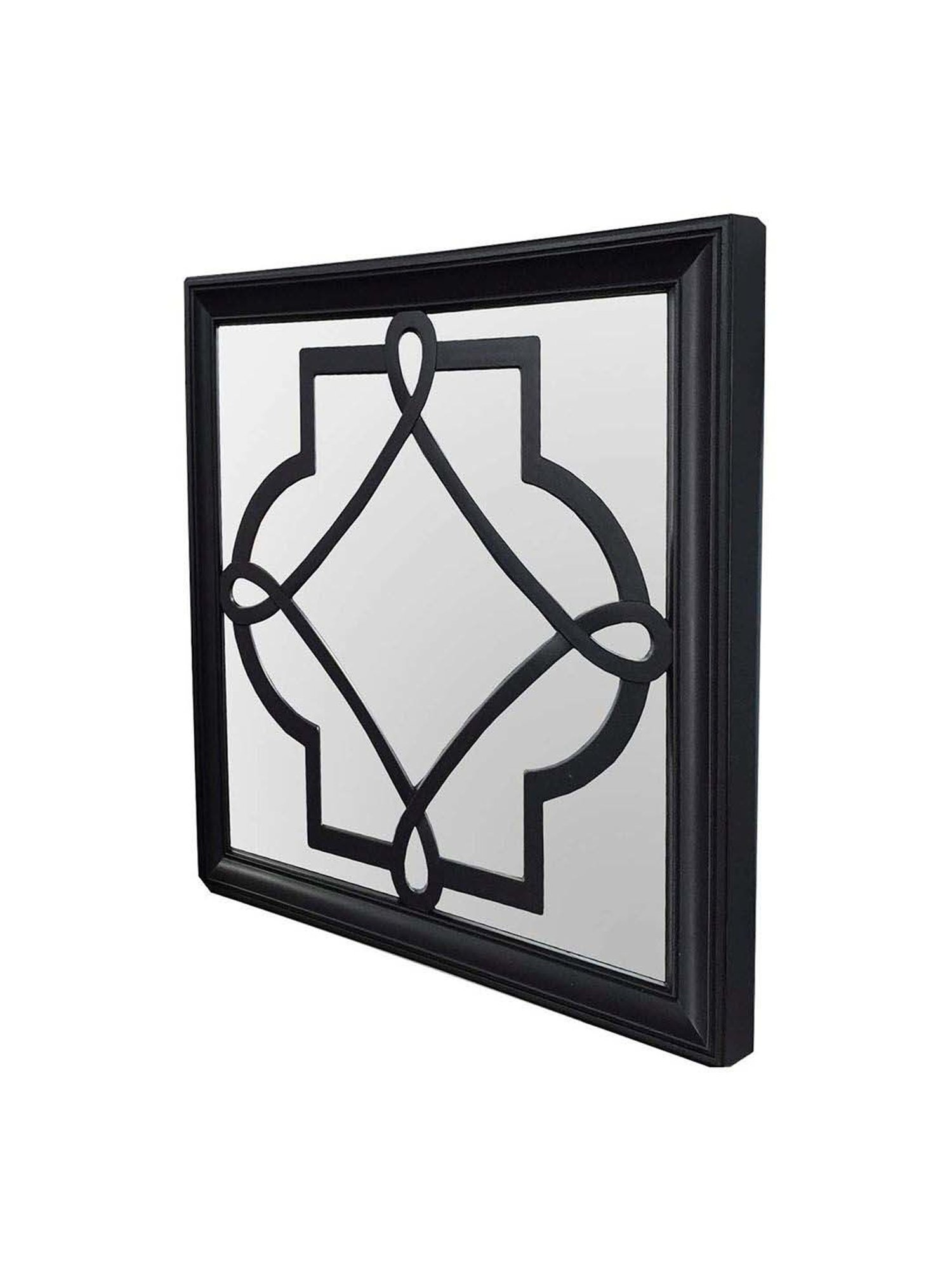 CHRONIKLE Pink Iron Sun Burst Designer Round Wall Mirror