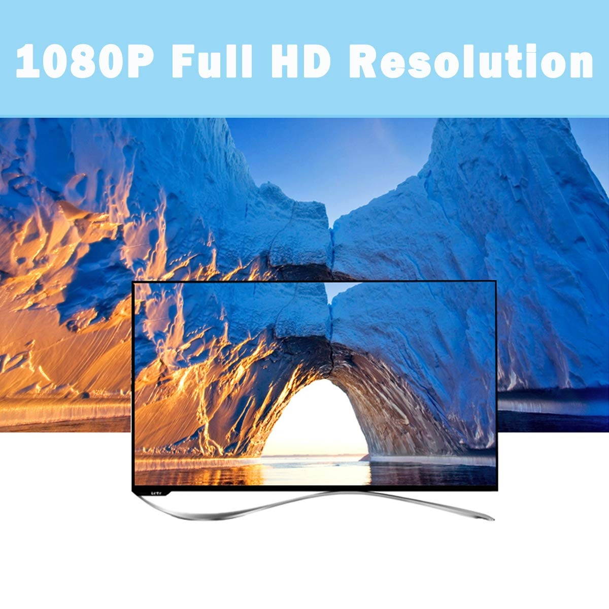 HYZUO DVI to VGA Adapter Active DVI-D 24+1 to VGA Link Video Cable Converter for PC DVD Monitor HDTV