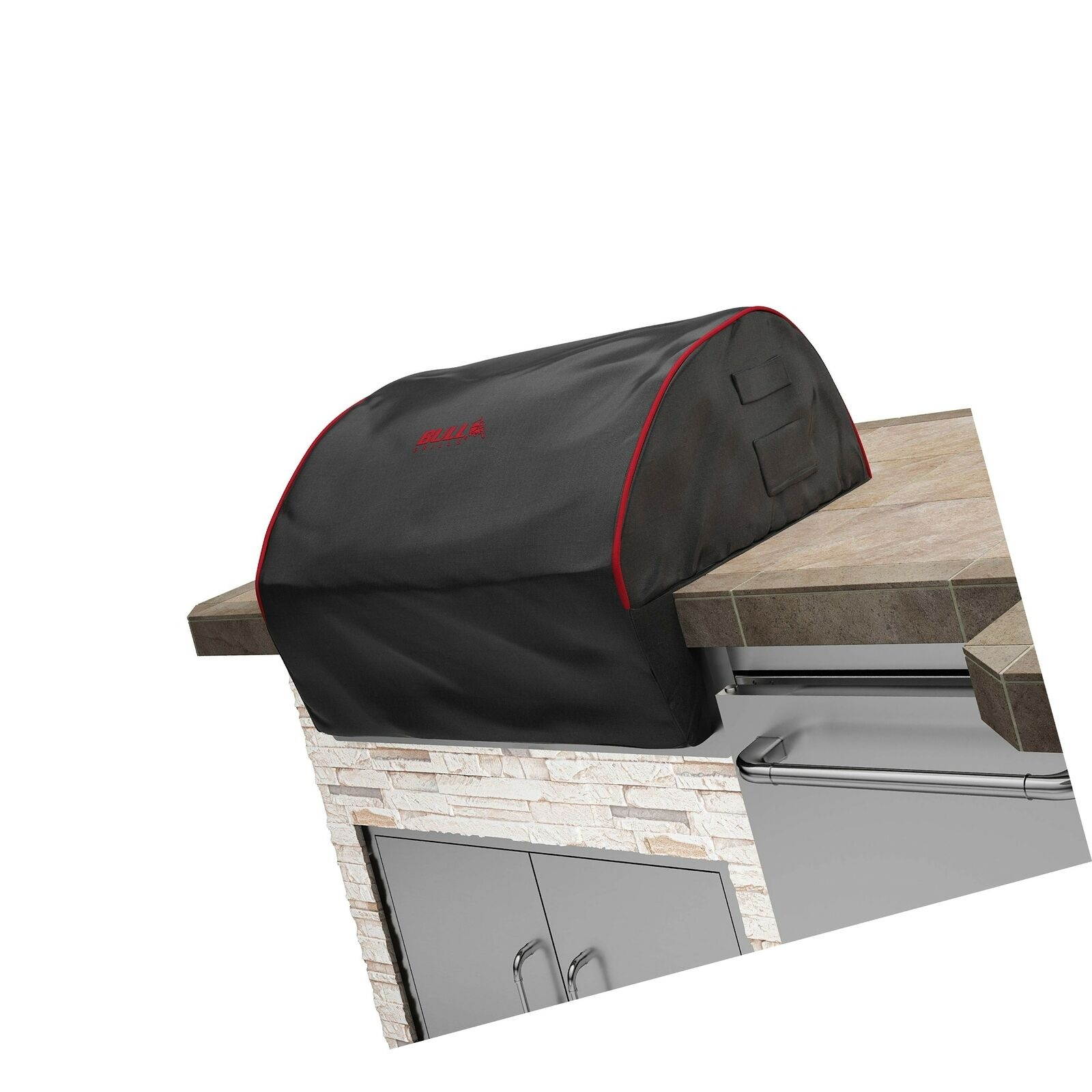 Bull 56006 Grill_Covers, 38 Inch, Black With Red Trim