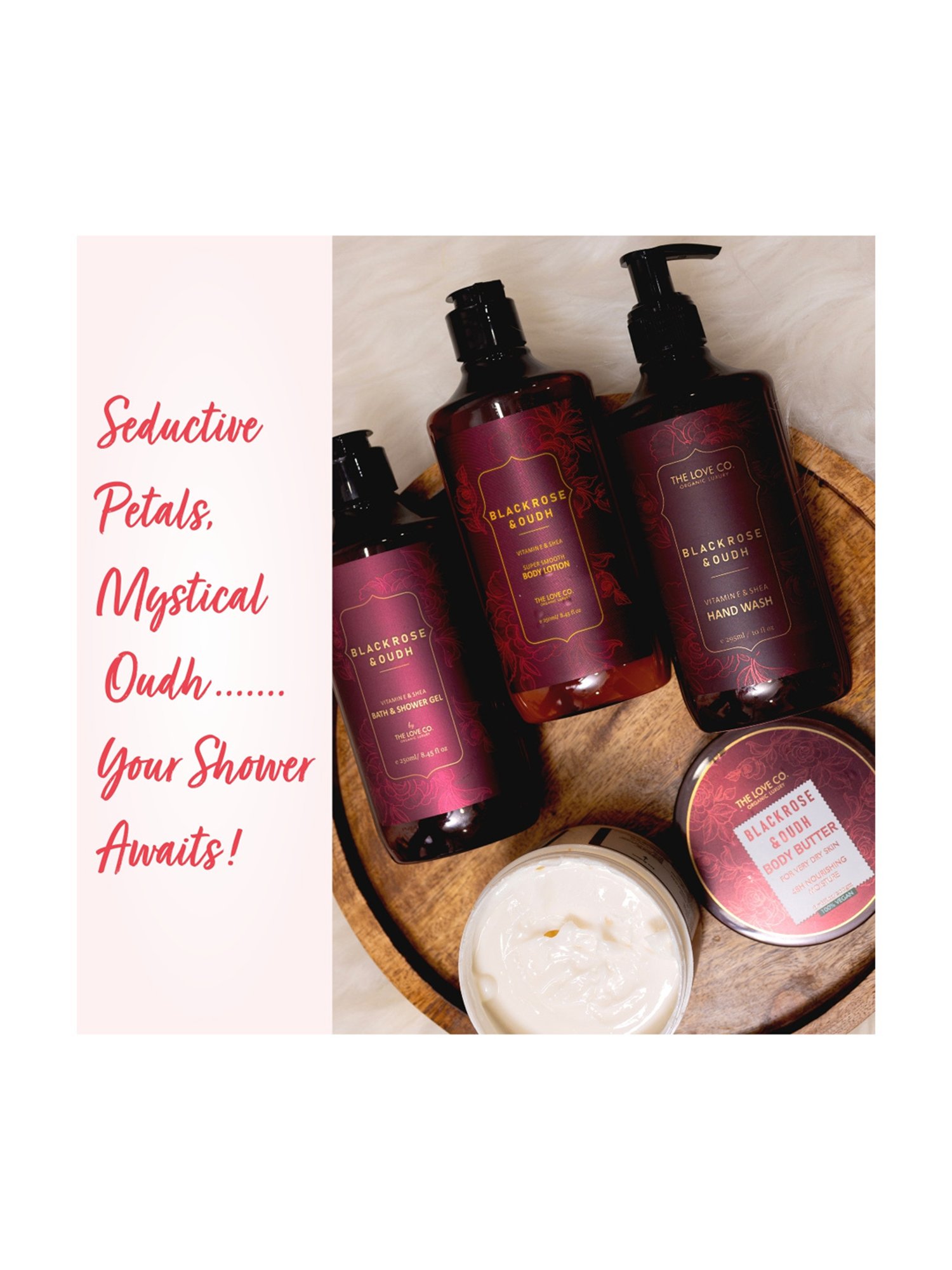The Love Co. Black Rose & Oud Body Wash - 250 ml