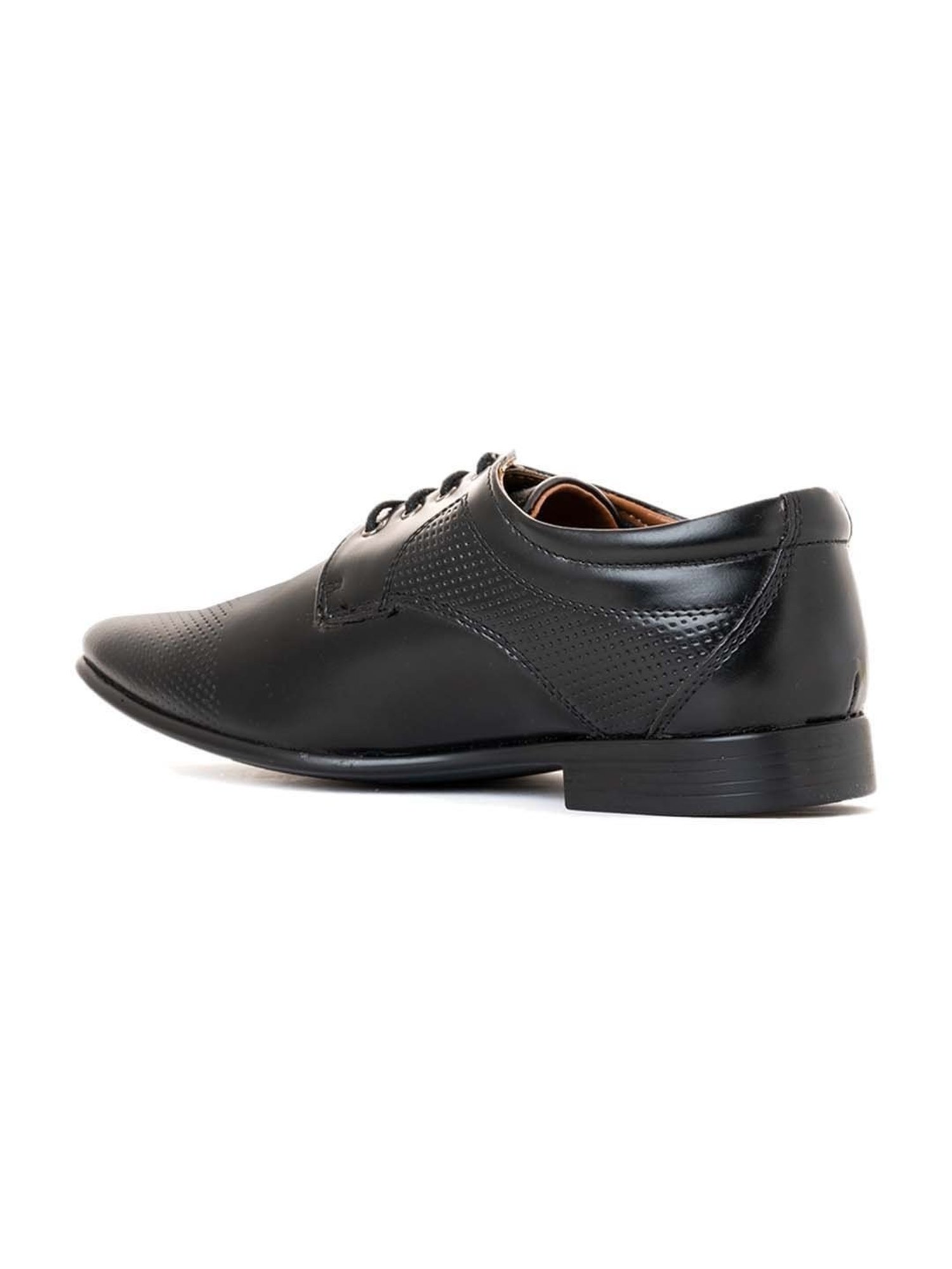 Khadim Men's Black Derby Shoes