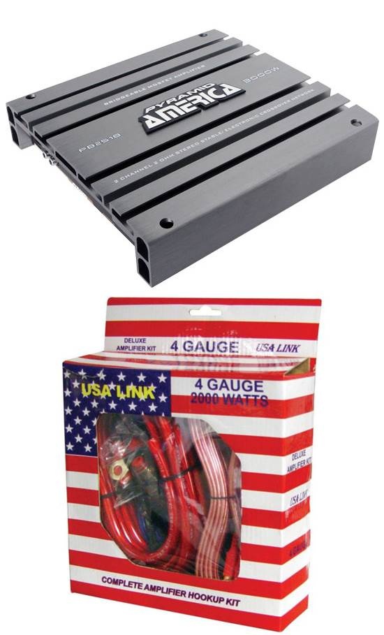 PYRAMID PB2518 3000 Watt 2-Channel Car Audio Amplifier Power Amp Stereo MOSFET