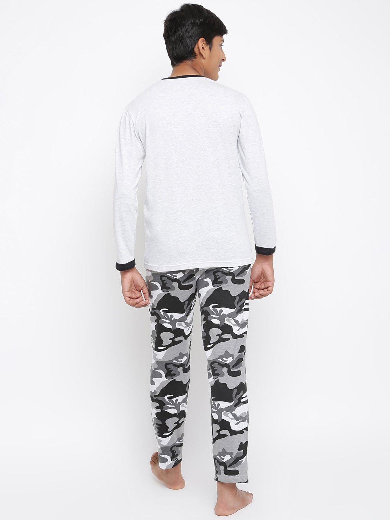 Nite Flite Boys Multicolor Cotton Printed T-Shirt & Pyjama