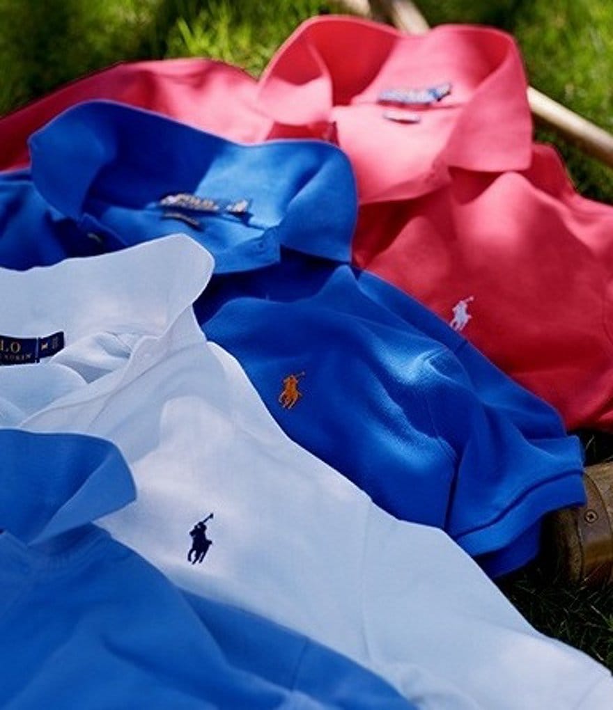 Polo Ralph Lauren Classic-Fit Solid Mesh Polo Shirt