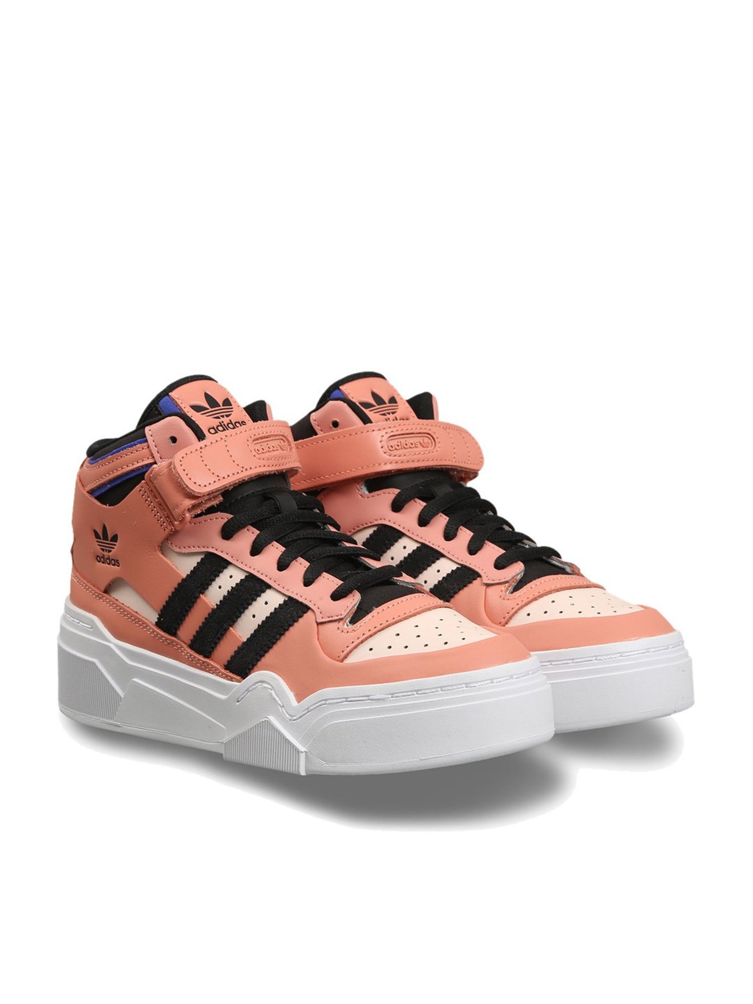 Adidas Originals Women's FORUM BONEGA 2B Peach Ankle High Sneakers