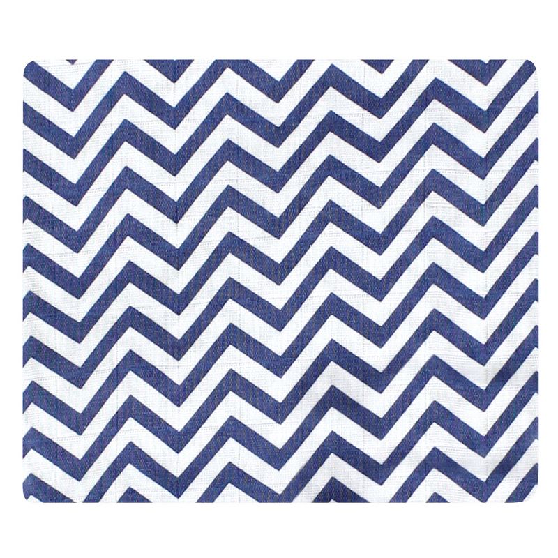 Hudson Baby Infant Boy Cotton Muslin Swaddle Blankets, Blue Whales, One Size