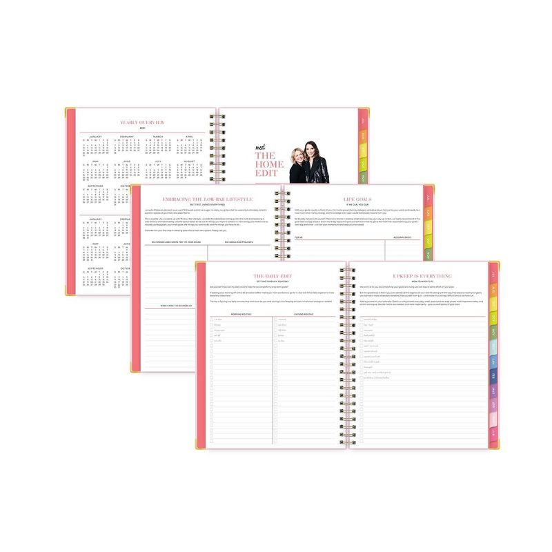 2021-22 Academic Planner 6" x 8" Hard Cover Weekly/Monthly Wirebound Sweetheart - The Home Edit