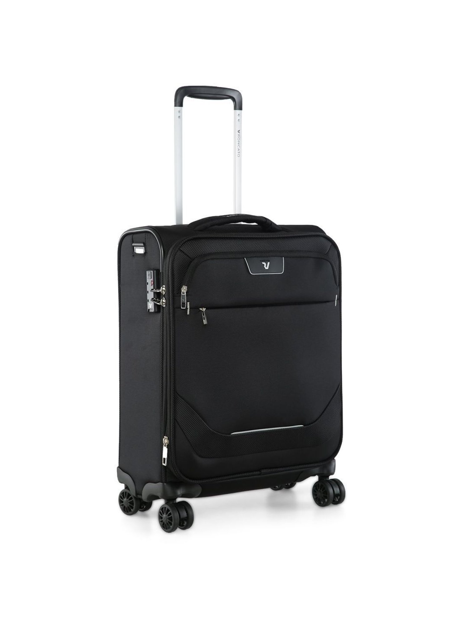 Roncato Joy Nero Solid Soft Cabin Trolley Bag -21 cm