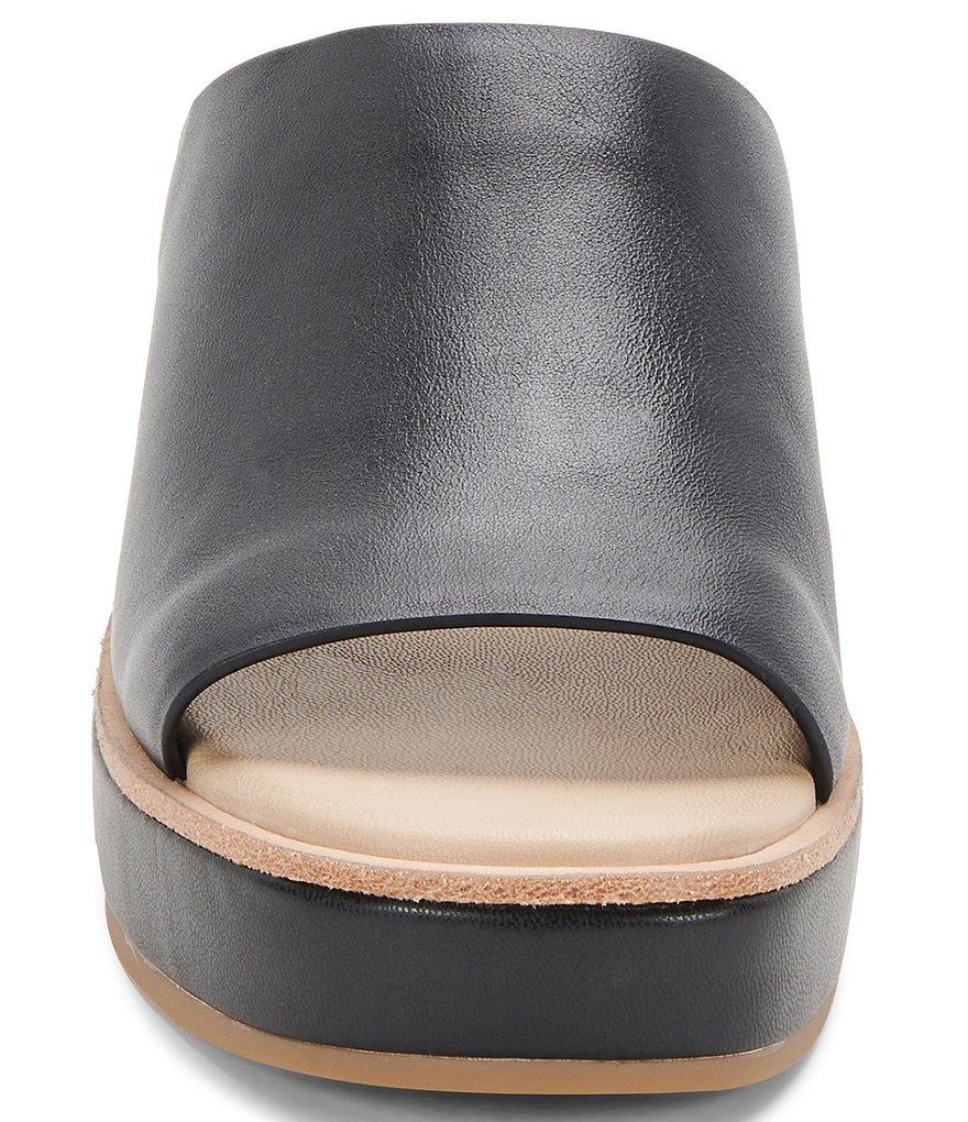 Dolce Vita Freta Leather Wedge Sandals