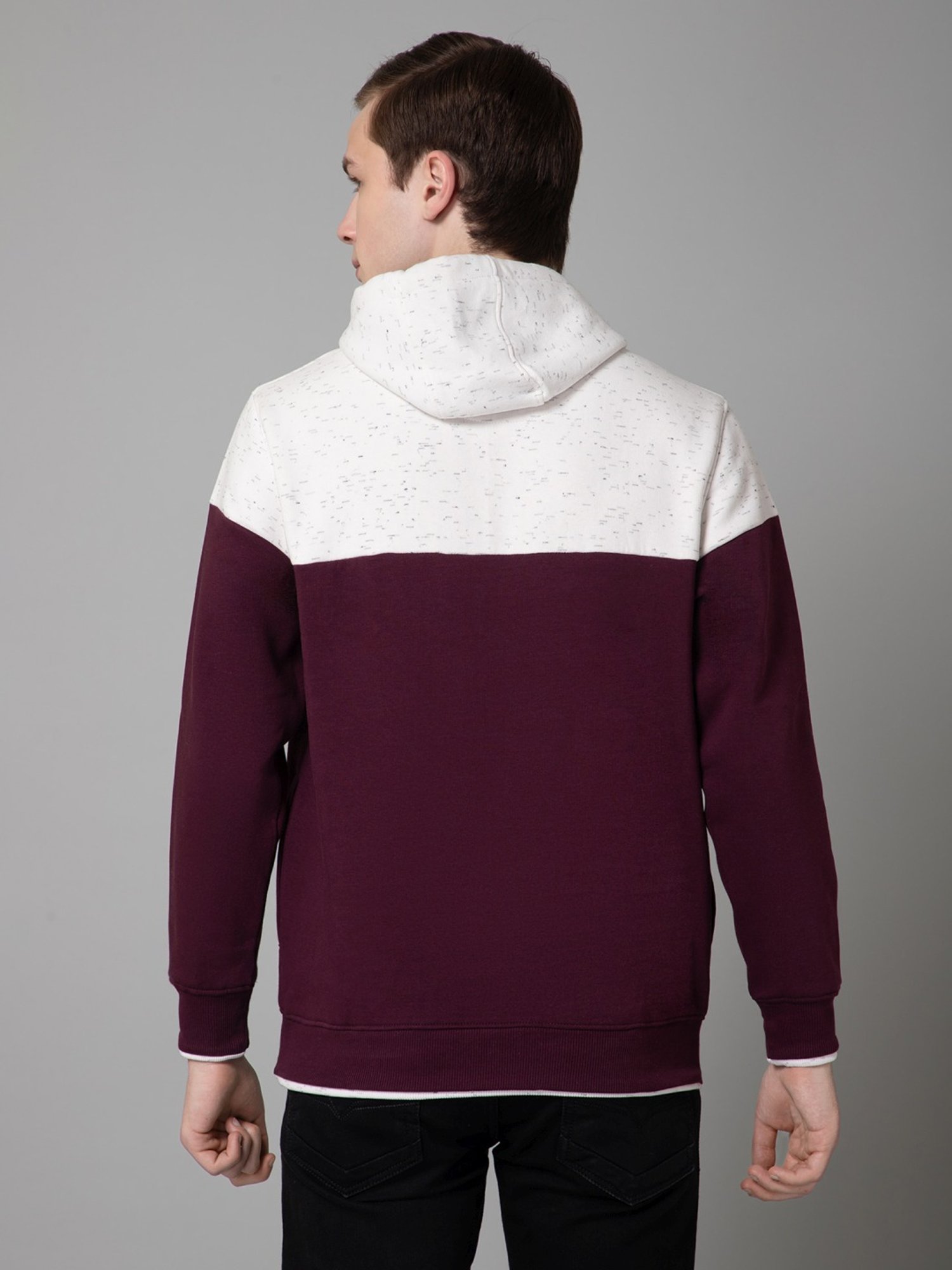 Spykar Red Slim Fit Sweatshirt