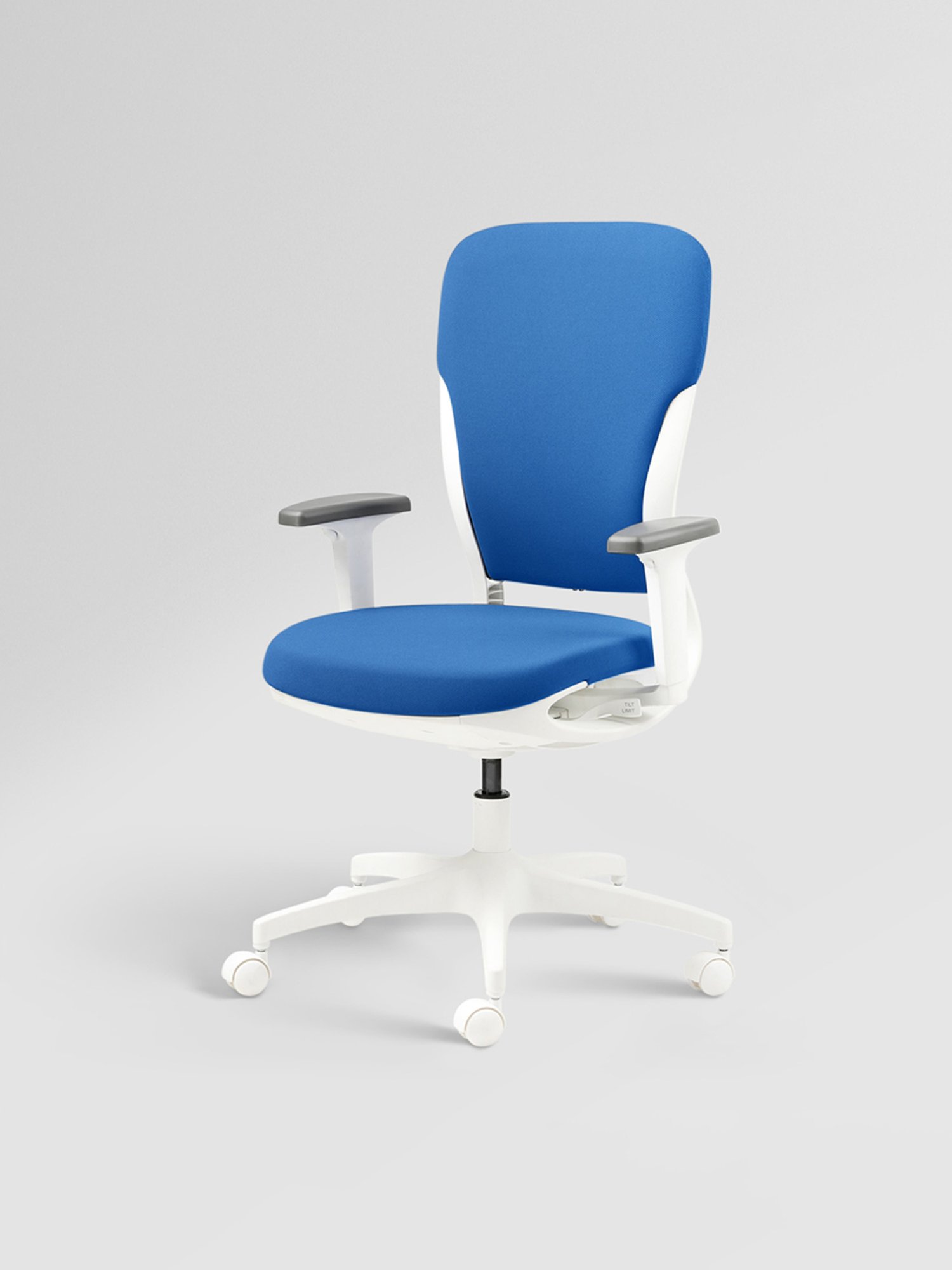 Godrej Interio Motion Royal Blue & White Poly fill High Back Chair