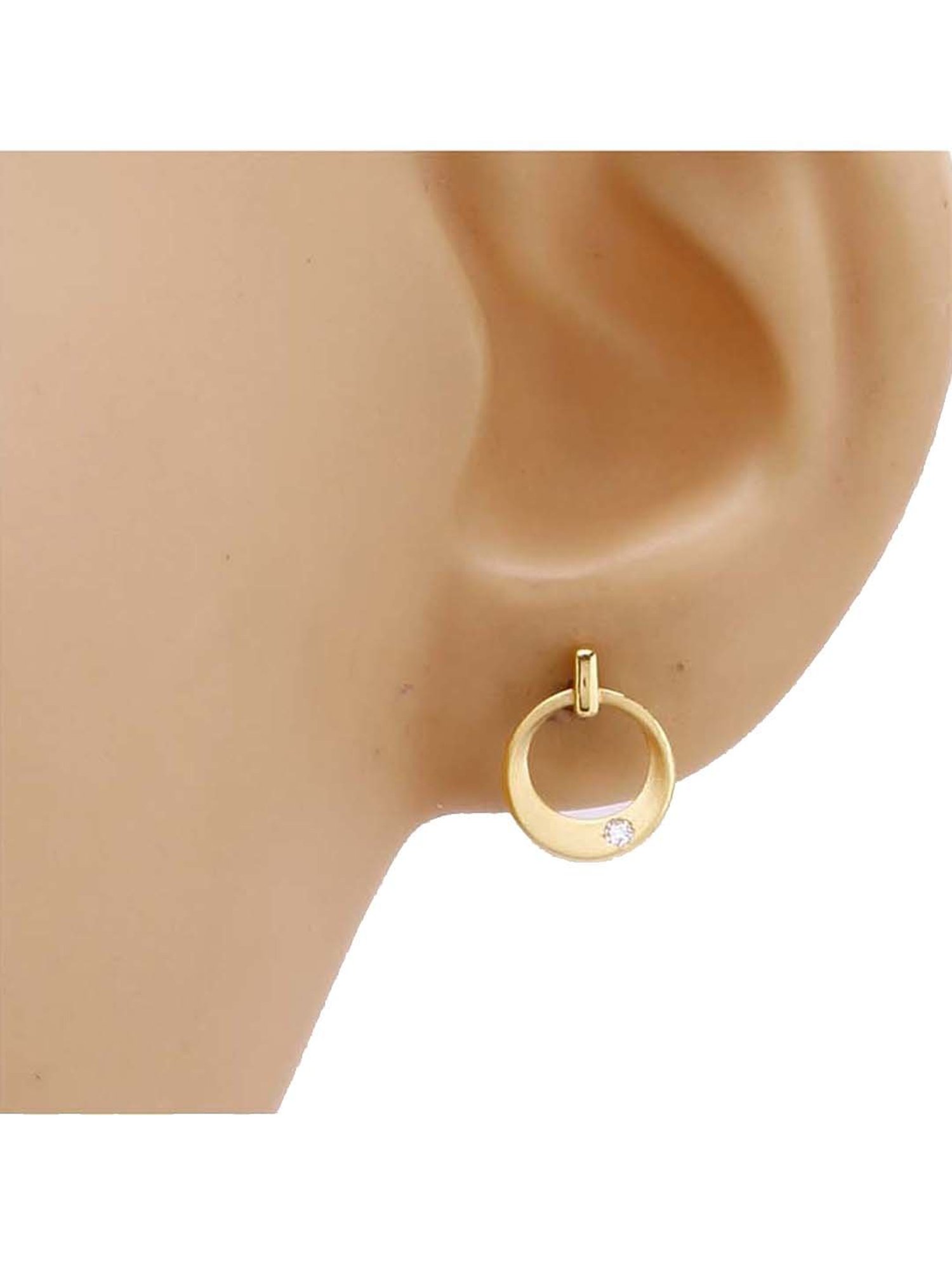 Waman Hari Pethe Jewellers 18k Gold & Diamond Earrings for Women