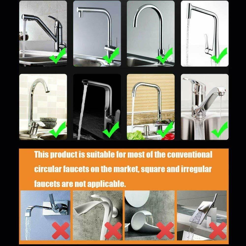 360 Degree 3 Mode Easy Rotate Tap Head Kitchen Water Saving Nozzle Faucet Filter