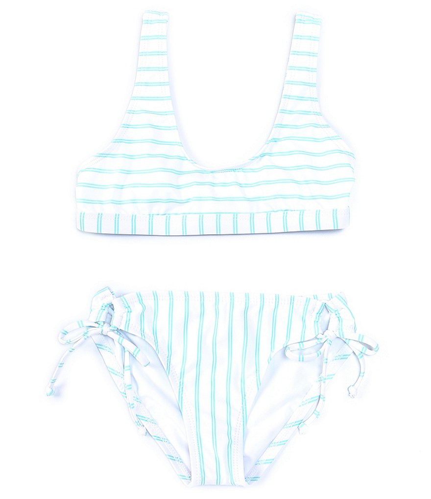 Flapdoodles Big Girls 7-10 Rainbow Tankini & Skirted Two-Piece Swimsuit