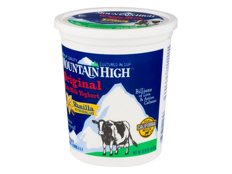 Mountain High Original Whole Milk Vanilla Yoghurt - 32oz