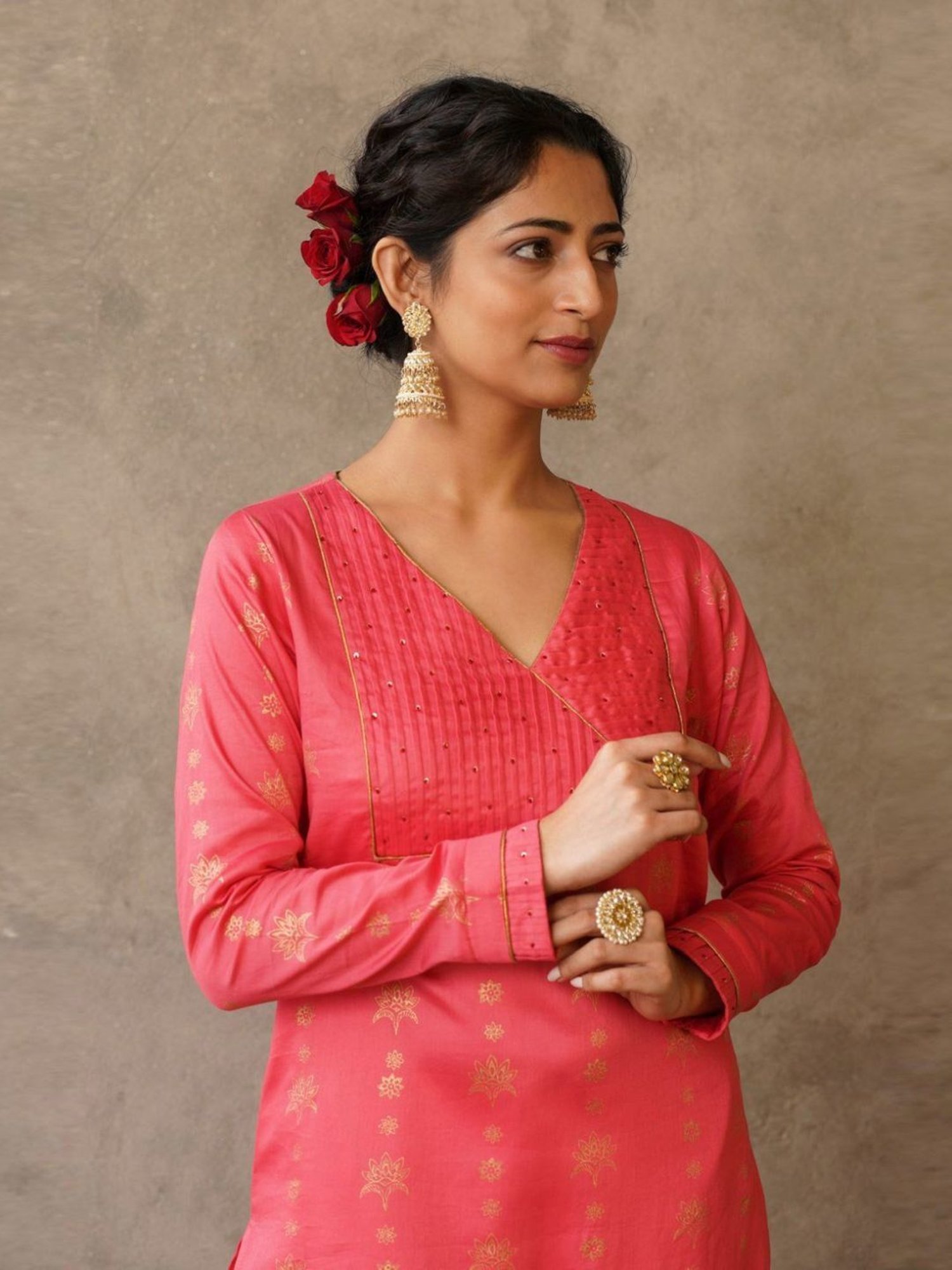 Akiso Coral Parv Straight Fit Kurta