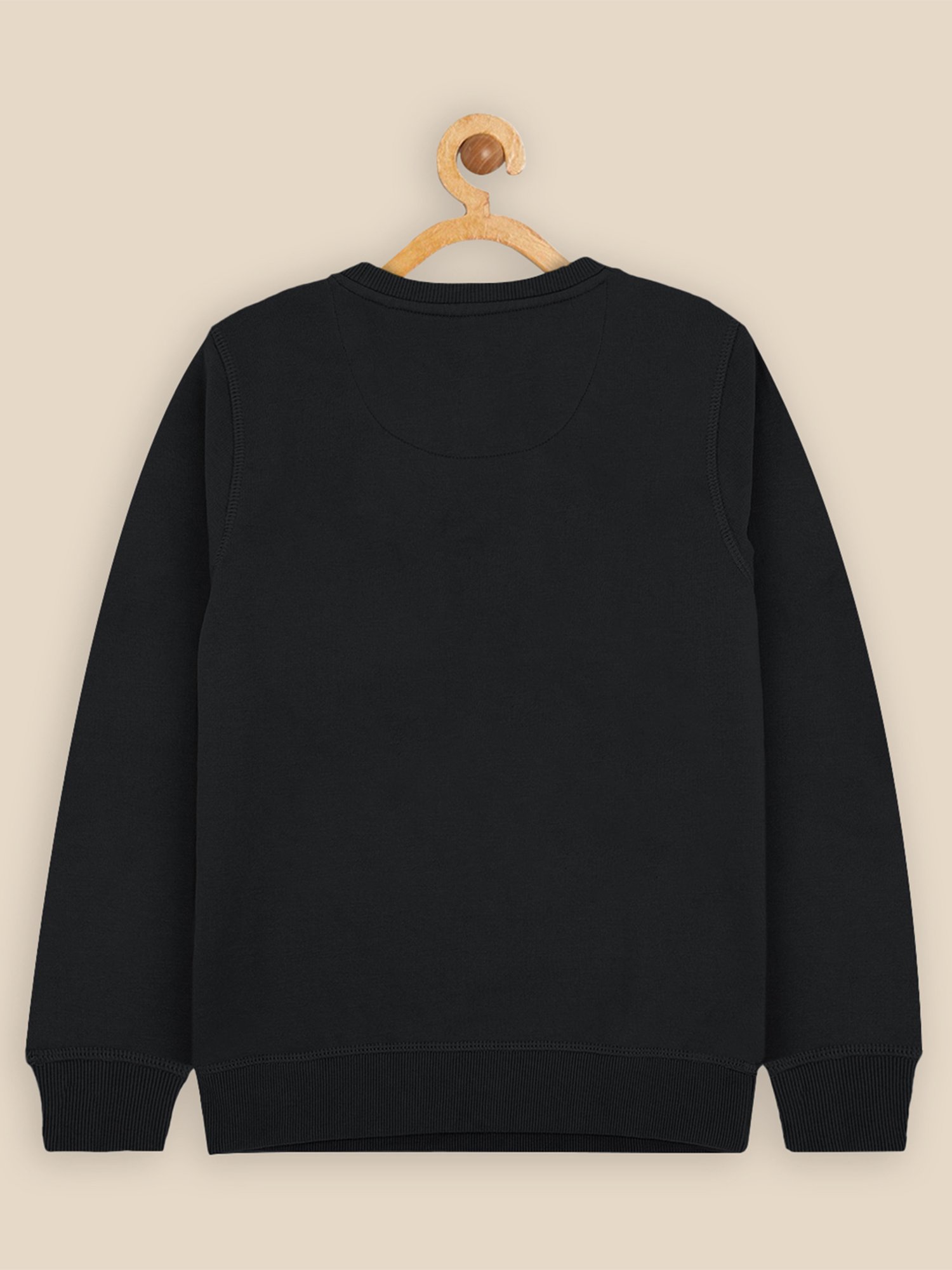 Kidsville Regular Fit Black Sweatshirt For Boys