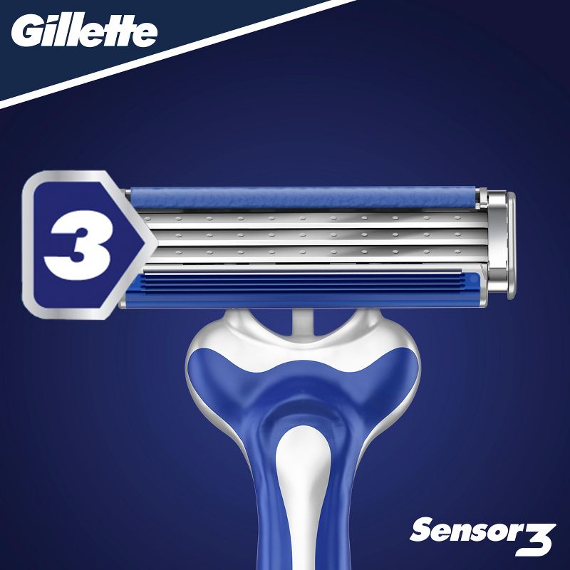 Gillette Sensor3 Comfort Men's Disposable Razors - 4ct