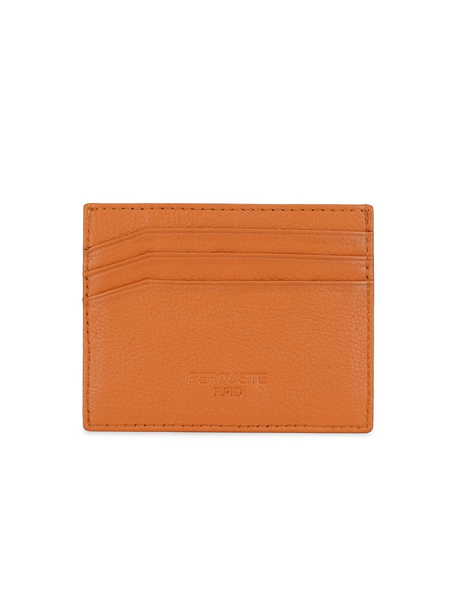 PERQUISITE CENTURION Brown Solid Card Holder