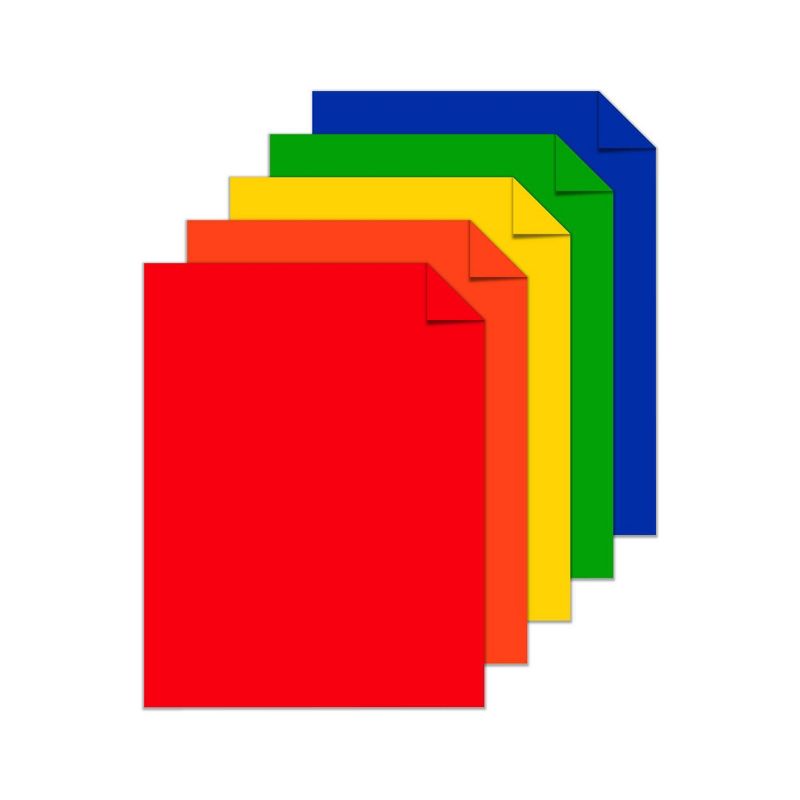 100 Sheet Astrobrights 5-Color Primary Colored Paper