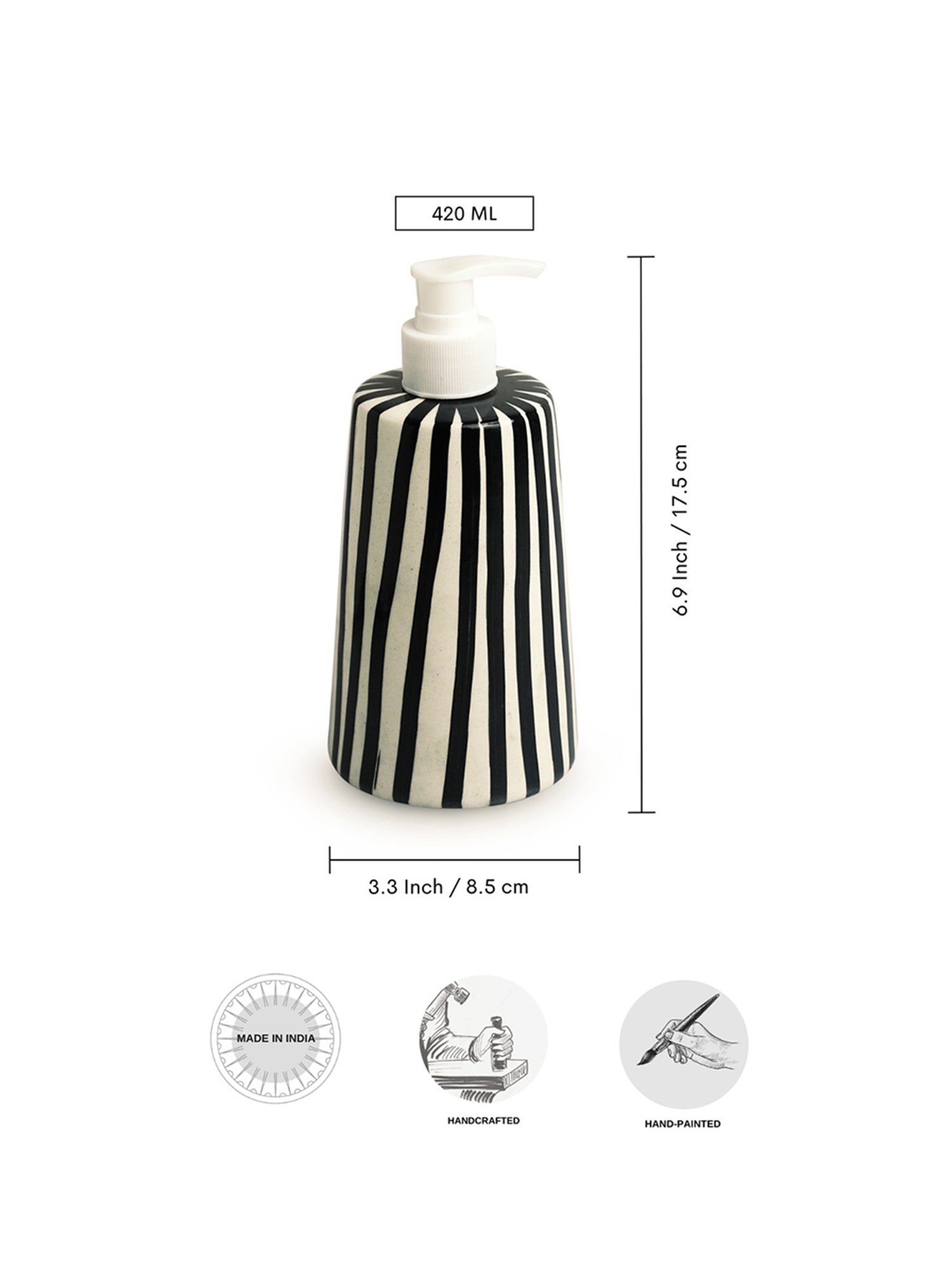 VarEesha Aztec Multicolor Ceramic Bath Accessories - Set of 2