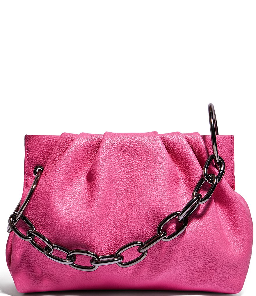 House of Want Chill Vegan Leather Chain Strap Framed Clutch Bag