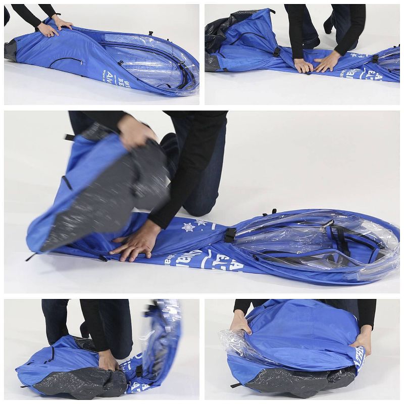 3.5' x 3.5' x 5' Weather-Proof Sports Pod Pop-up Tent - Alvantor