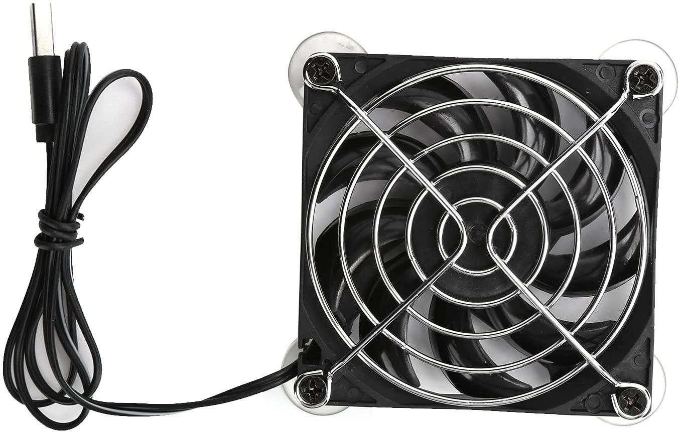 Goshyda Chassis Cooling Fans, Air?Cooled No Noise Design, USB Power Supply, Small and Light, Notebook Computer Tablet Ventilation Motor Cooler, for Cooling Notebooks Tablets